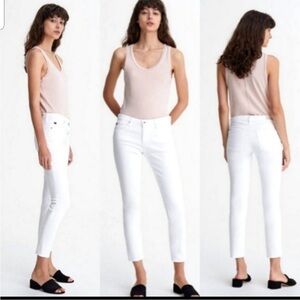 Adriano Goldschmied White the Stilt Cigarette Skinny Cotton Jean Size 27R